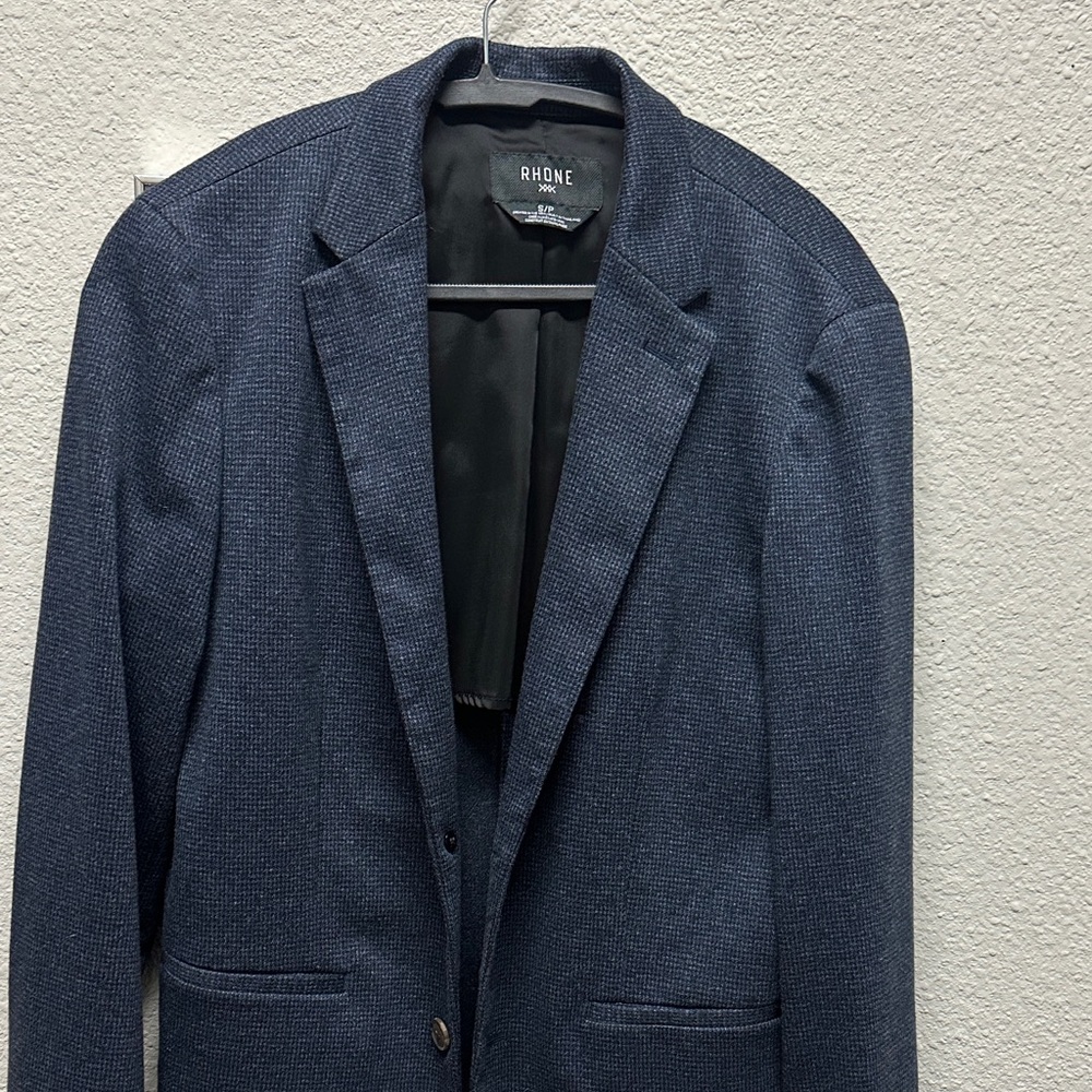Rhone Men's Pub Jacket, Blue Sized Small